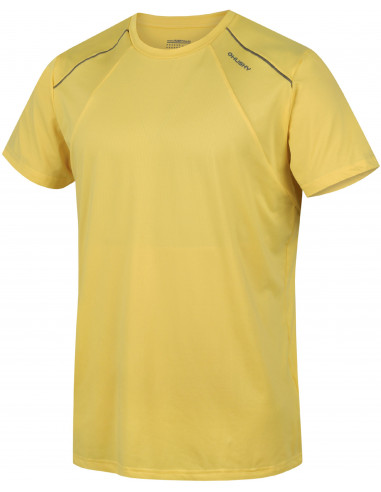 Mens Cool Dry T-shirt TELLY M bright yellow