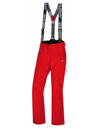 Dámské lyžařské kalhoty  Galti L jemná červená